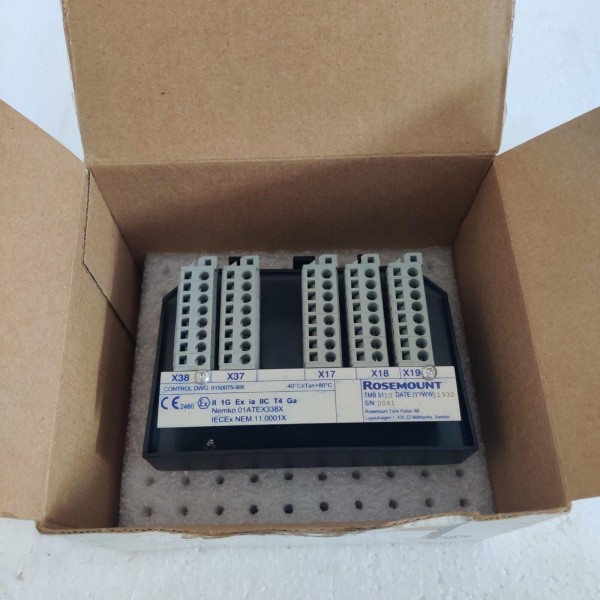 SAAB ROSEMOUNT TANK RADAR TMB 5110 BOARD MEASURING TEMPN 3 WIRE ATEX