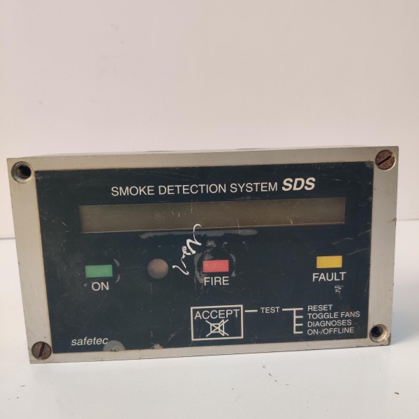 SAFETEC SDS-R/G SMOKE DETECTION SYSTEM CONTROL FIRE PANEL