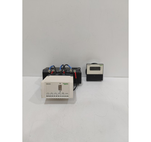 SCHNEIDER ELECTRIC EOCRPFZ-WRDZ7W MOTOR PROTECTION RELAY W/ 3CT-H2-200-C BLOCK