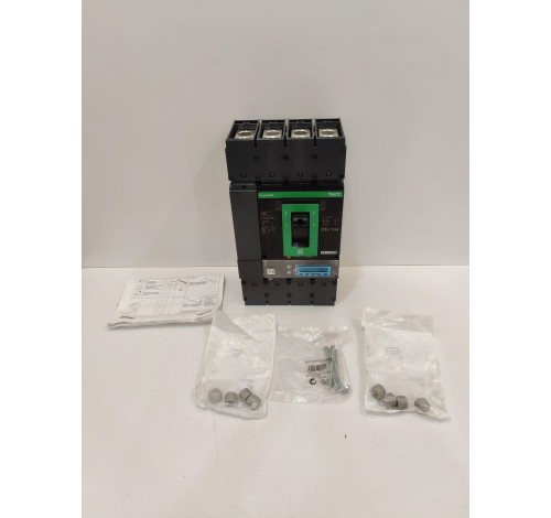 SCHNEIDER SQUARE D LGL46600U43X POWERPACT 600A CIRCUIT BREAKER W/ MICROLOGICUNIT