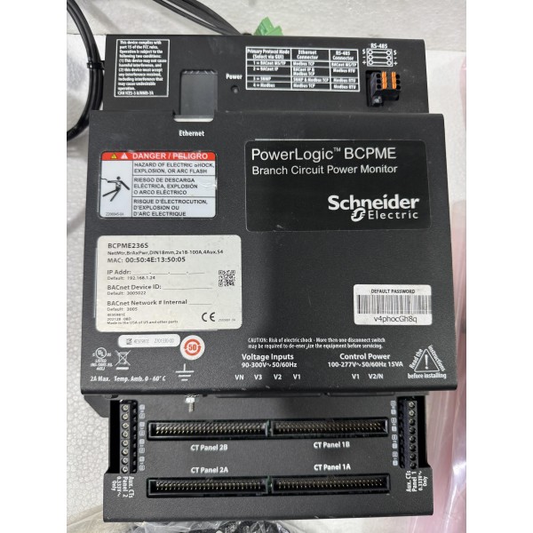SCHNIDER ELECTRIC powerlogic™ bcpme BCPME236S Branch Circuit Power Monitor