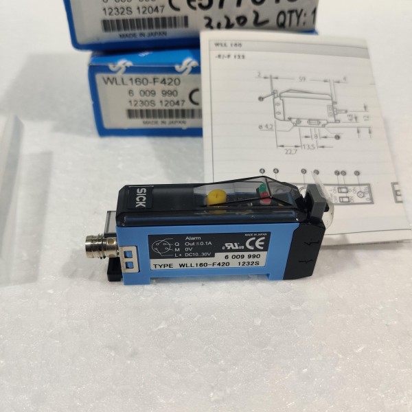 SICK WLL160-F420 fiber amplifier