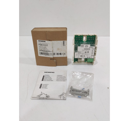 SIEMENS FDCI221 INPUT MODULE FIRE ALARM INTERFACE 100680554