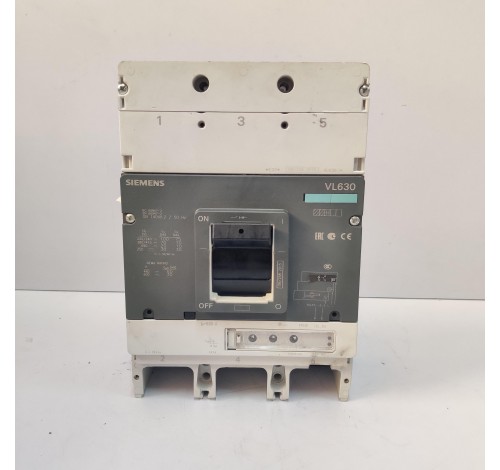 SIEMENS VL630 3VL9563-6SE30 630 Amp Breaker