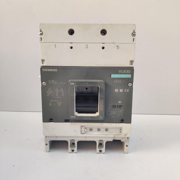 SIEMENS VL630 3VL9563-6SE30 630 Amp Breaker