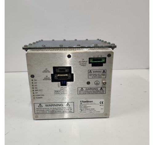 SPELLMAN HIGH POWER SUPPLY FOR X-RAY GENERATORS PN X4715 MODEL : XRB80N100X4715
