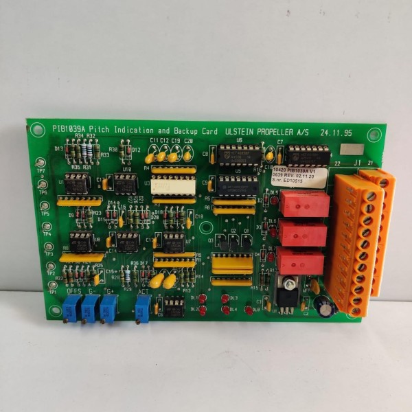 ULSTEIN PROPELLER PIB1039A PITCH INDICATION AND BACKUP CARD