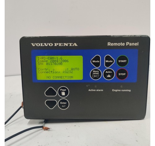 VOLVO PENTA REMOTE PANEL P/N: 3888244 HW VERSION 2.0-TO