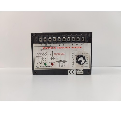 WESTRONICS SBAG-202 GROUNDING RESISTANCE MONITOR