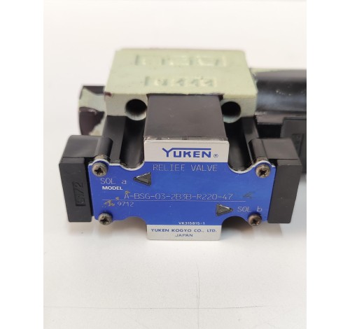 YUKEN A-BSG-03-2B3B-R220-47 RELIEF VALVE